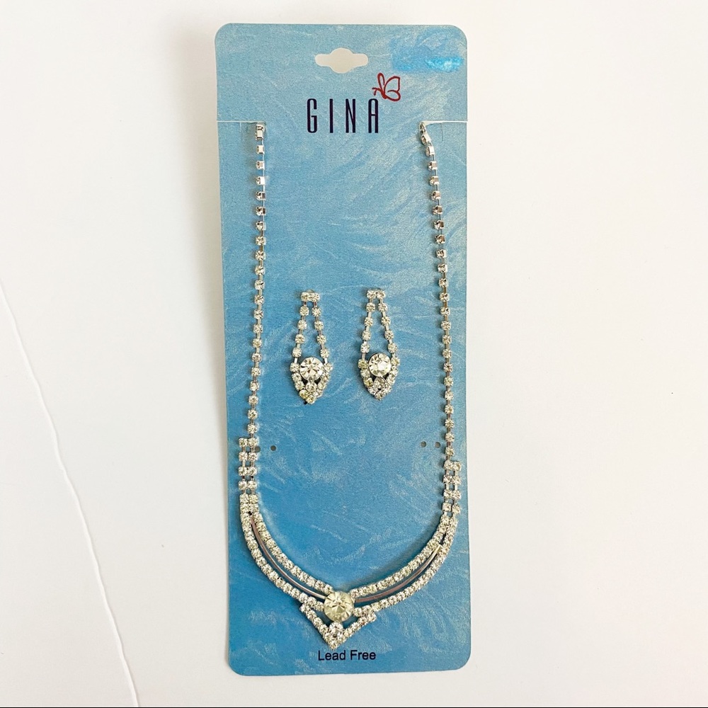 💕Formal, Bridesmaid, Wedding & Bridal Jewelry Earrings/Necklace with Extender